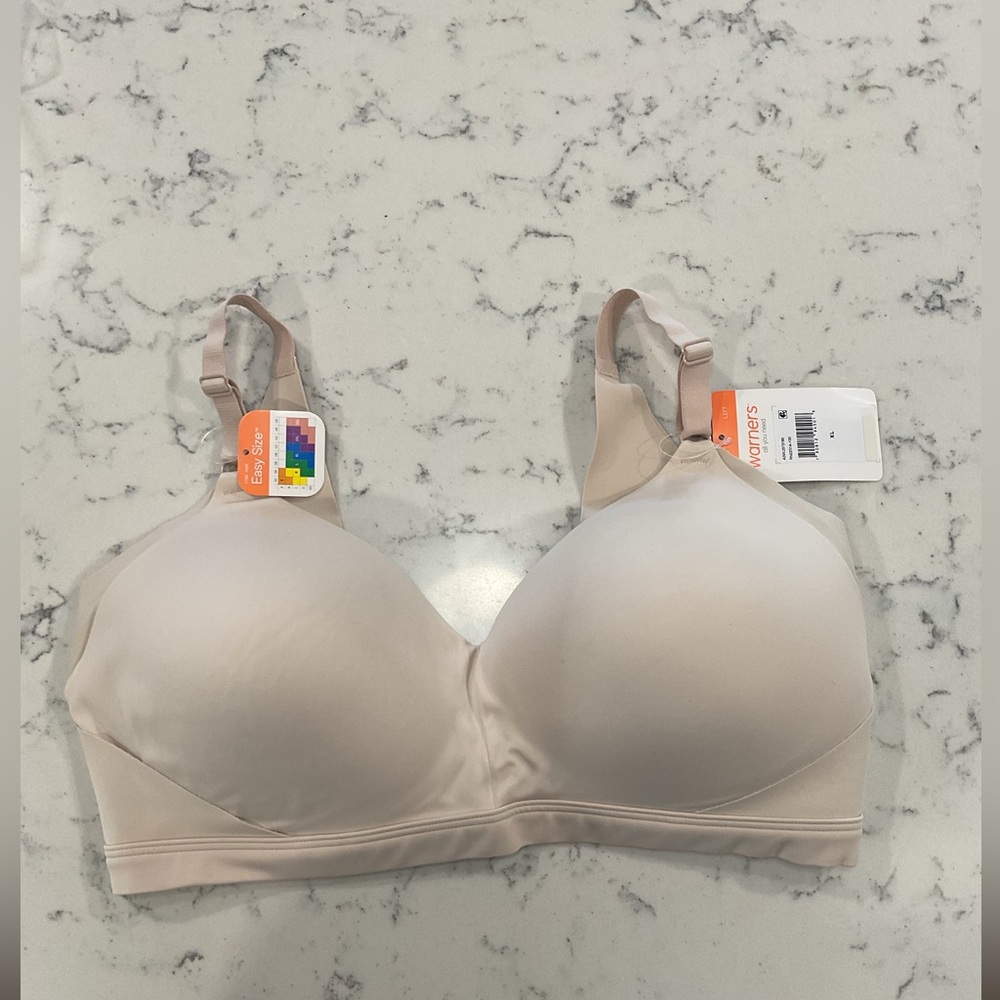 NWT Warner’s RN2232A Butterscotch XL No Side Effects Wire Tree T-Shirt Bra